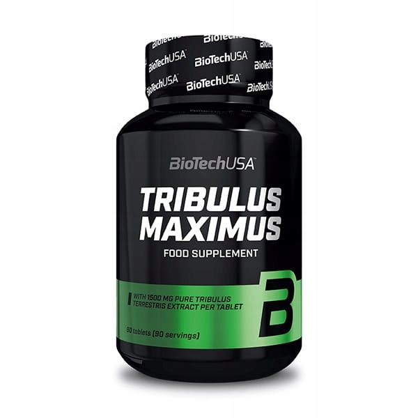 BioTech Tribulus Maximus duża zawartość saponiny libido testosteron 90 tabl