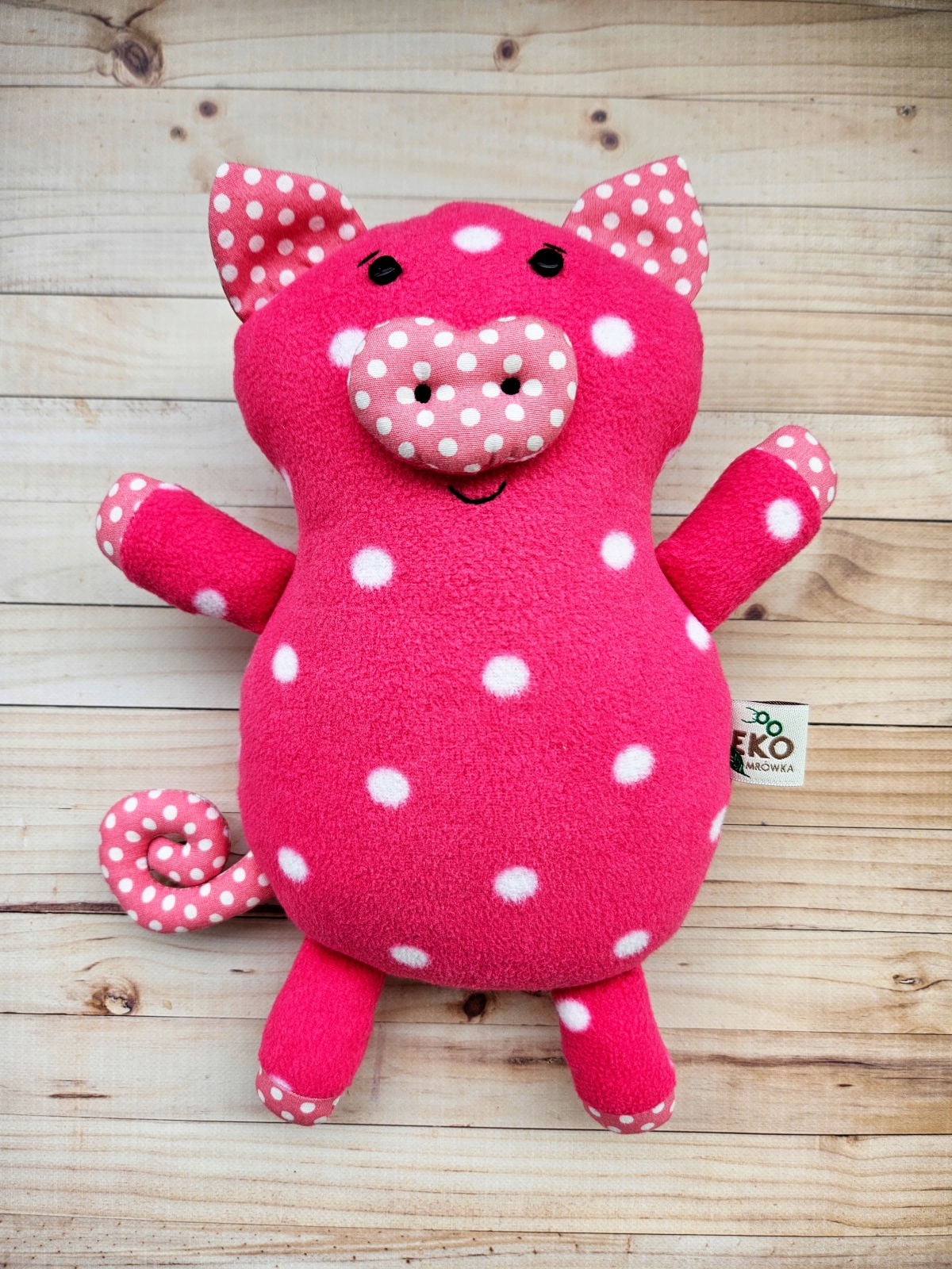 Plyšák růžové prasátko 22 cm hračka mazlíček