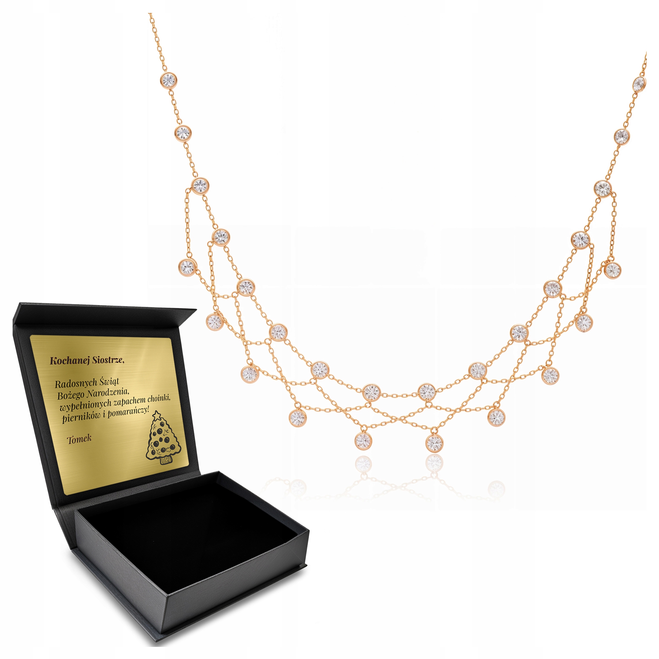 Řetízek Náhrdelník Jemný, Elegantní, Krásný, Okouzlující Gravírování Věnování
