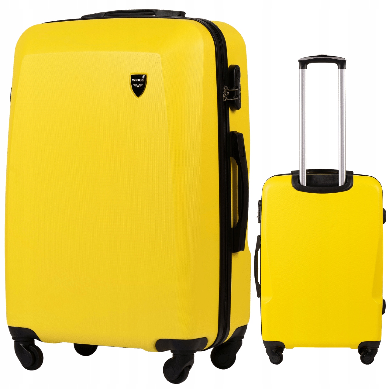 Registrované zavazadlo Střední přepravní kufr Wings Abs+ 4 otočná kola