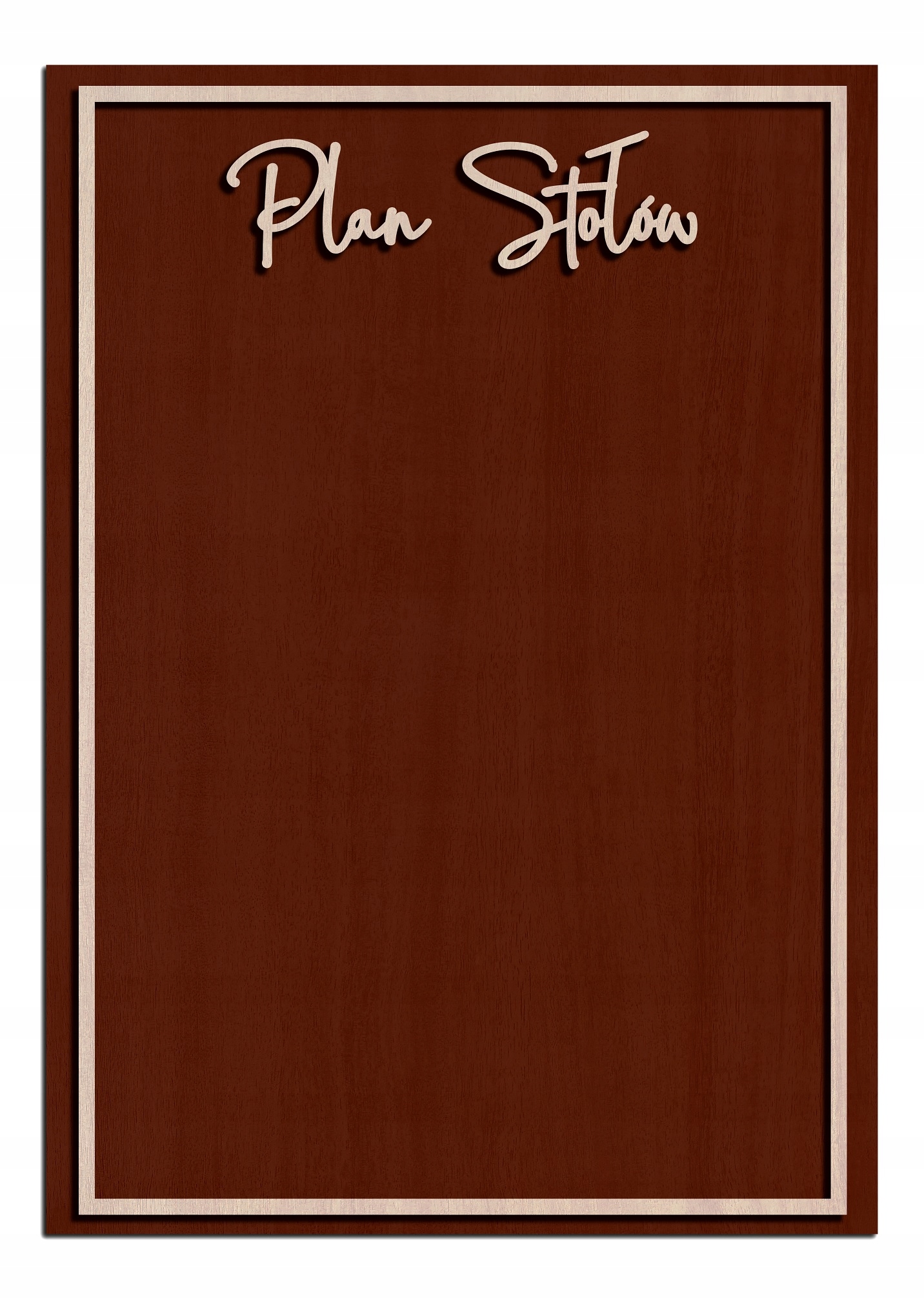 PLAN STOŁÓW TABLICA Boho Zestaw 70 x 50cm Marka Happenings