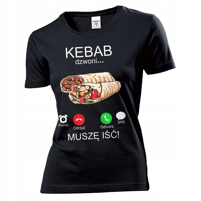 

Koszulka damska Muszę Iść Kebab Dzwoni XL