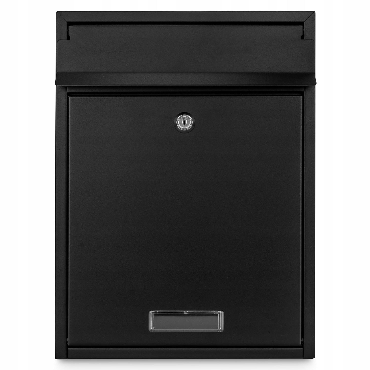 Poštovní schránka obdélníková na dopisy černá 7CZ