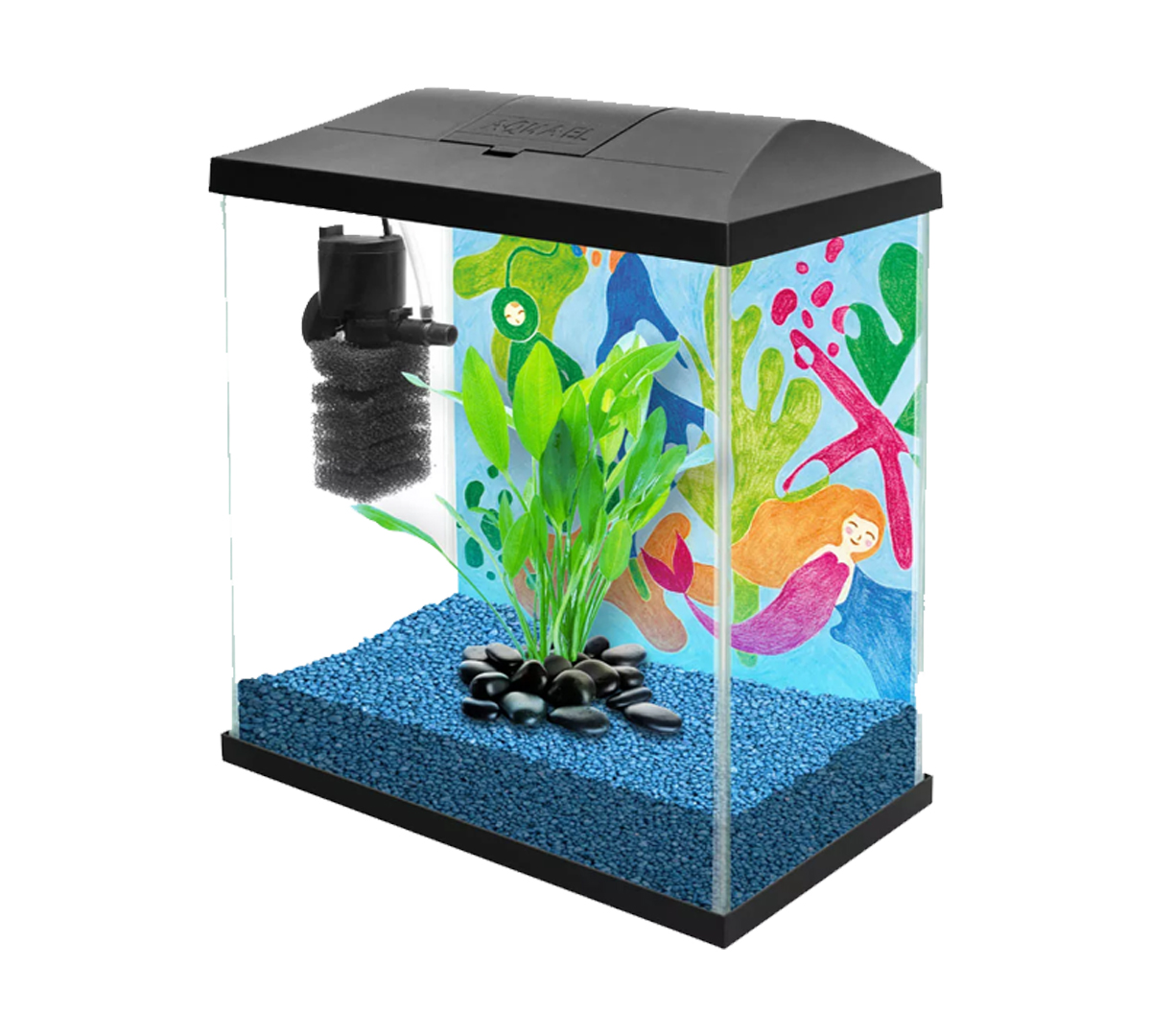 Aquael Leddy Mini Akwarium Creative Set 30 Zestaw Pokrywa filtr tło
