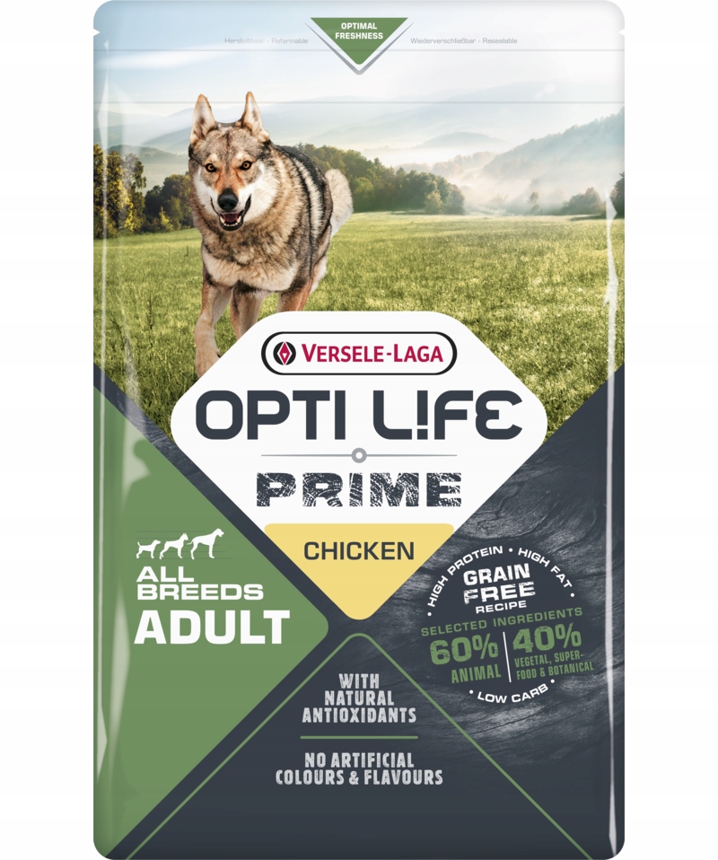 Levně Versele-Laga Opti Life Prime Adult Kuře 2,5 kg