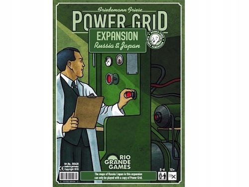Power Grid: Russia/Japan expansion, Rio Grande Gam