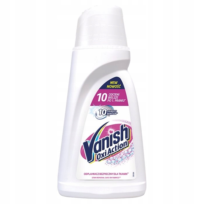 VANISH OXI ACTION ODPLAMIACZ DO TKANIN WHITE 1L