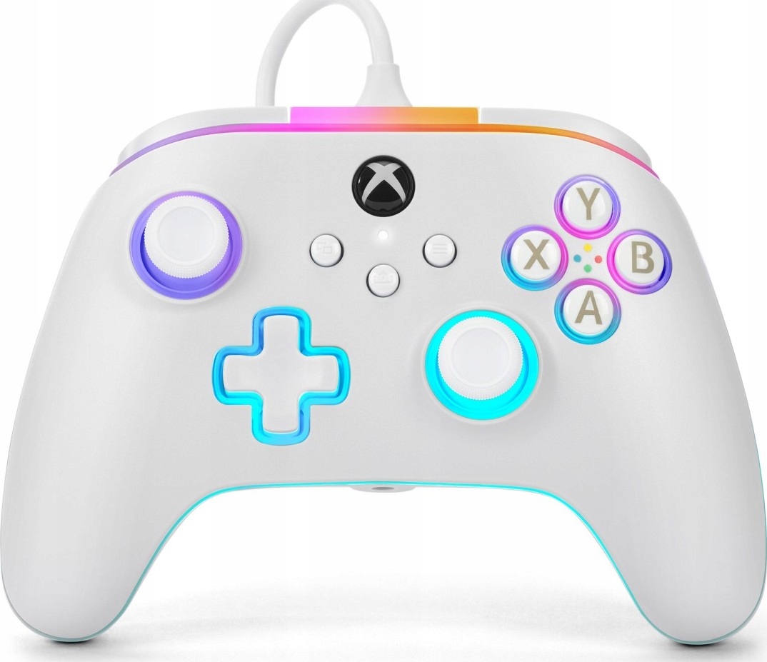 PowerA Pad przewodowy Advantage Lumectra Biały Xs Xo Pc