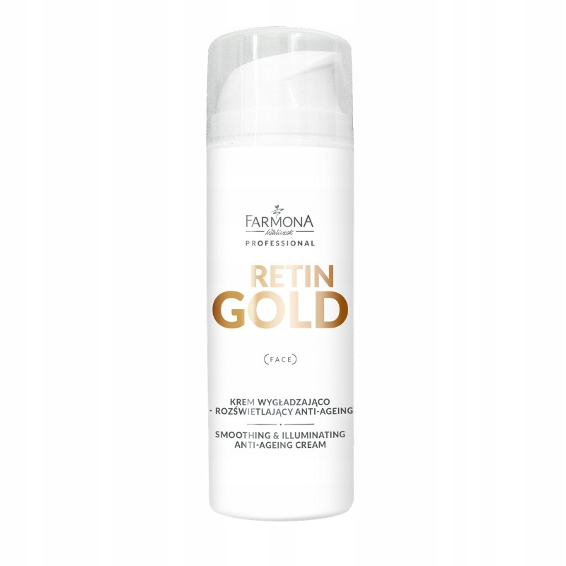 Farmona retin gold anti-ageing vyhlazující a rozjasňující krém 150 ml