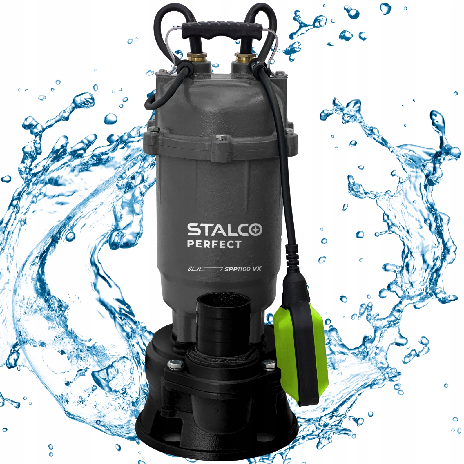 Ponorná Pumpa Na Špinavú Vodu, Drvič, Plovák 1100 W SPP1100VX Stalco