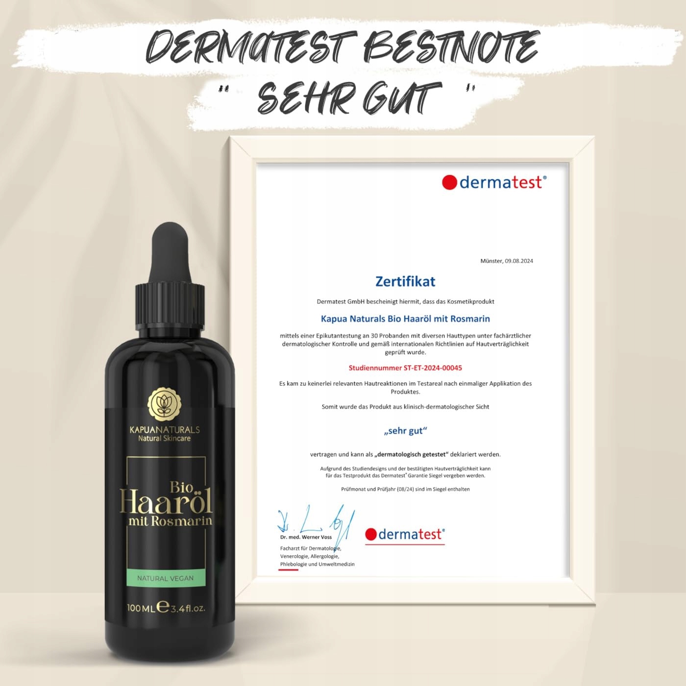 BIO Olejek Rozmarynowy Do Włosów 100ml Z Kwasem Hialuronowym I Biotyną — miniatura 7