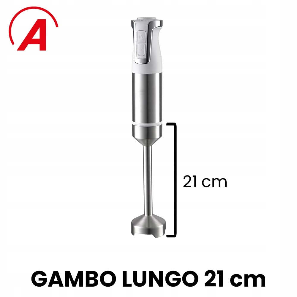 ARDES Profesjonalny Blender Ręczny 4 Ostrza Stal Nierdzewna 2 Prędkości — miniatura 7