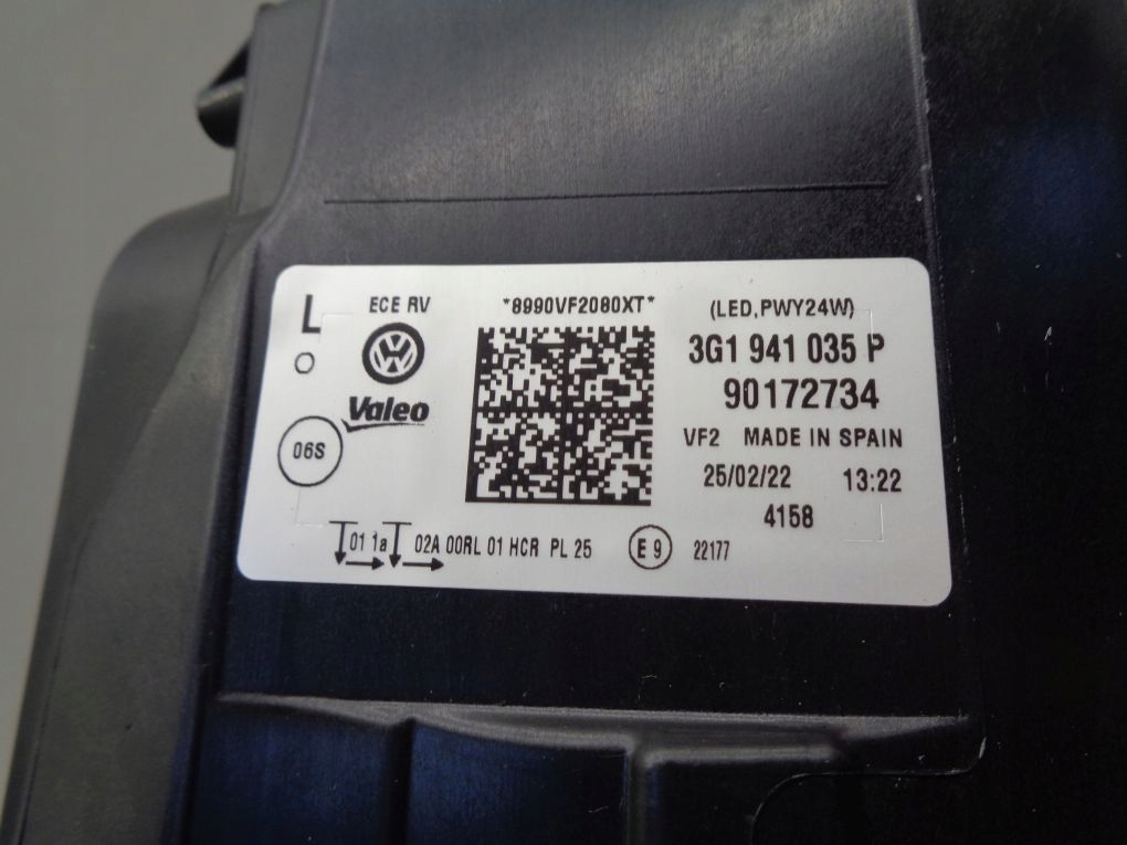 VW PASSAT B8 3G1 LIFT FULL LED 19- front left