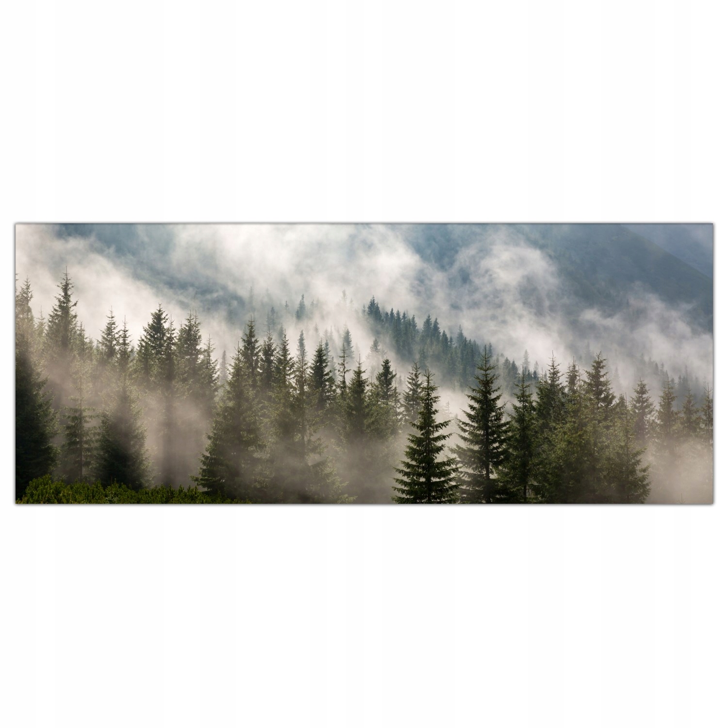 

Obraz Szklany Foto-obraz Mgła Góry Natura 125x50