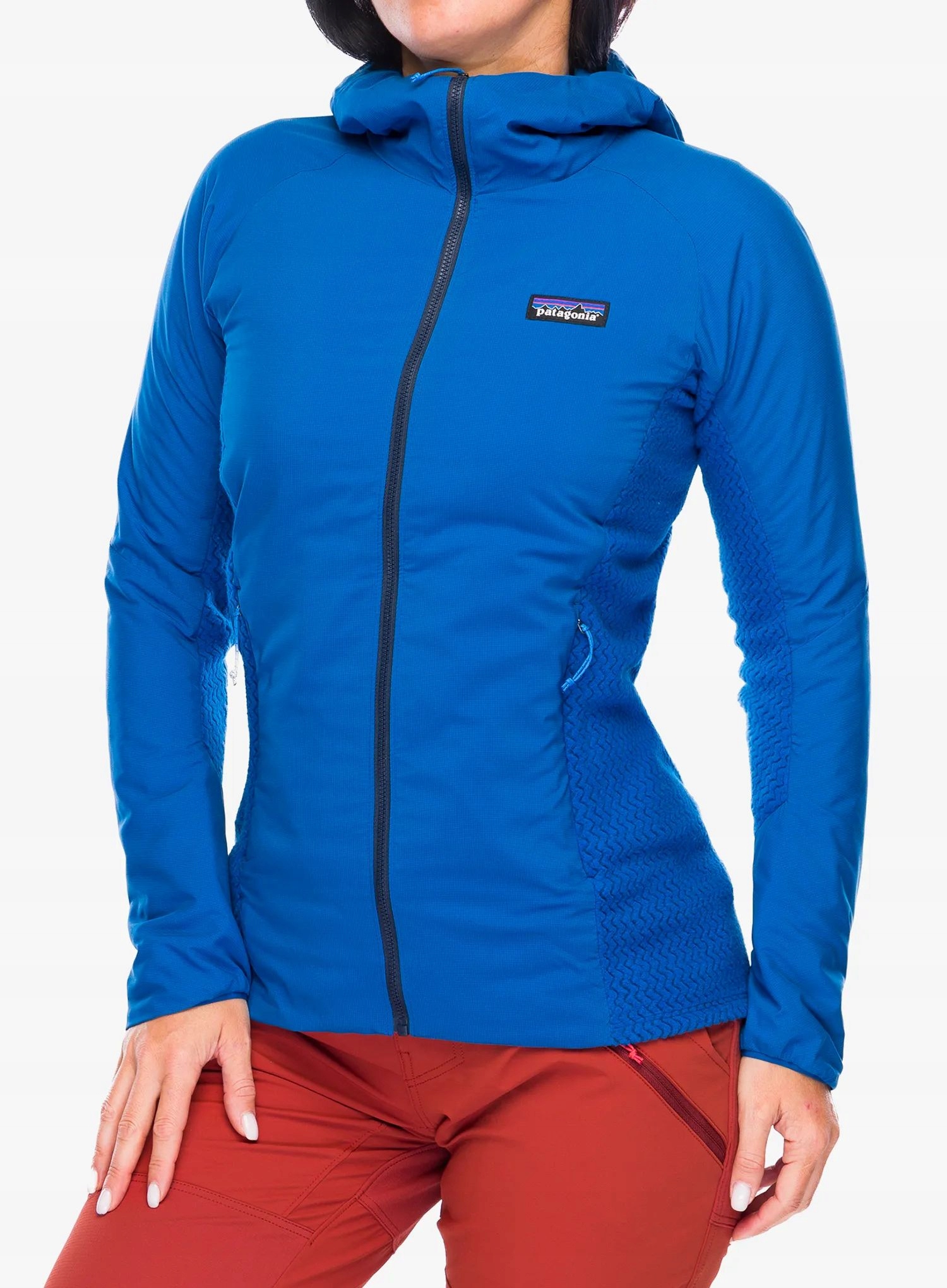 Dámská hybridní bunda Patagonia Nano-Air Light Hybrid Hoody modrá M