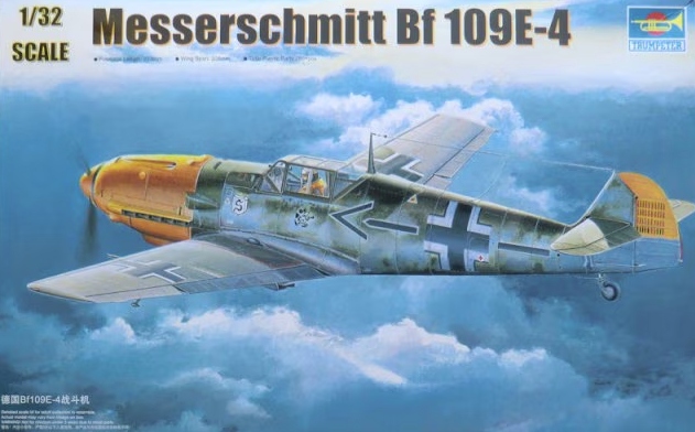 Trumpeter 02289 самолет Messerschmitt Bf109E - 4 масштабная модель 1/32