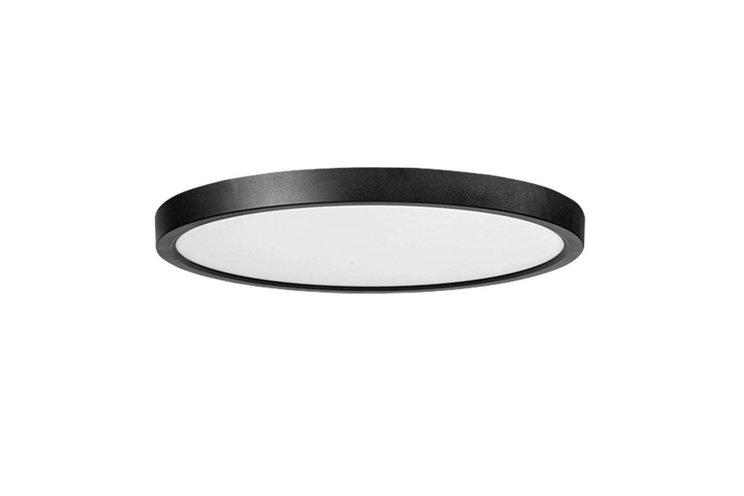 Czarny, okrągły plafon Led 45W ze zmienną barwą Cct 60cm AZzardo