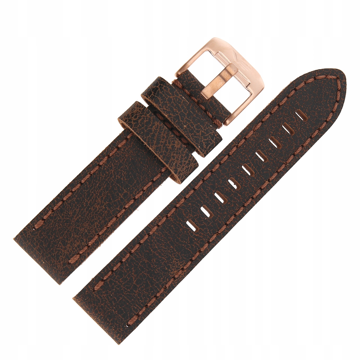 Pásek Almaz Kůže (O507) hnědý růžový