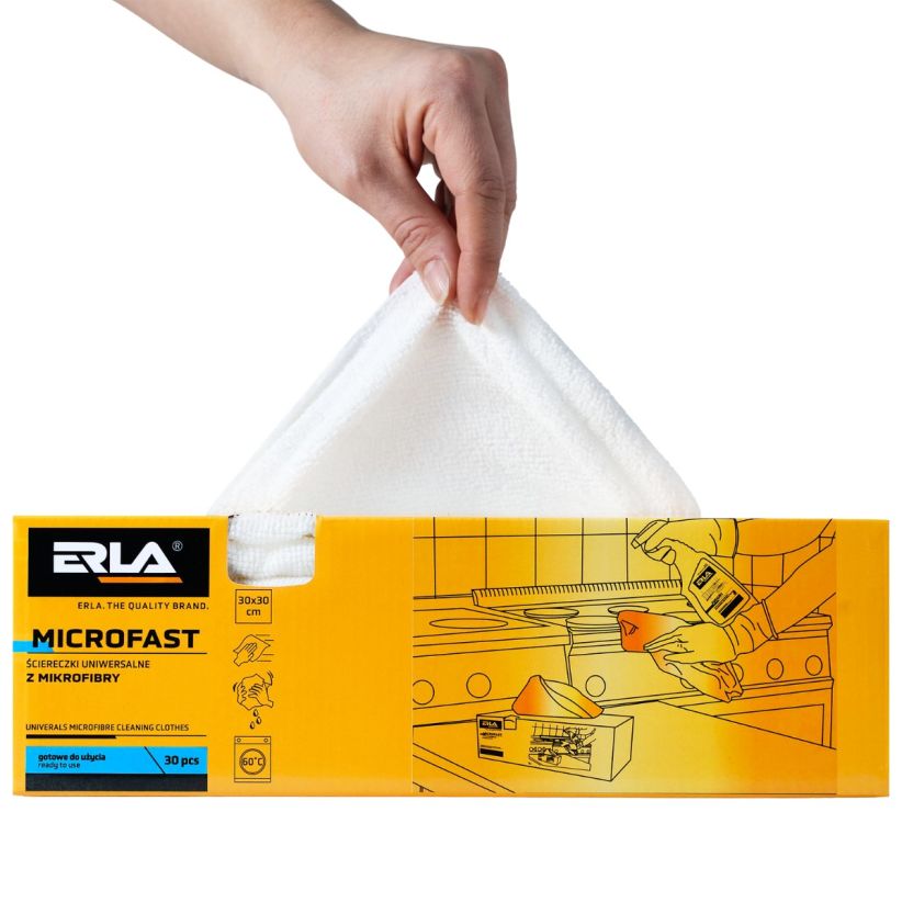 Melle Erla Microfast Set 30 Utěrek Z Mikrovlákna 30 x 30 cm R1013 Mel