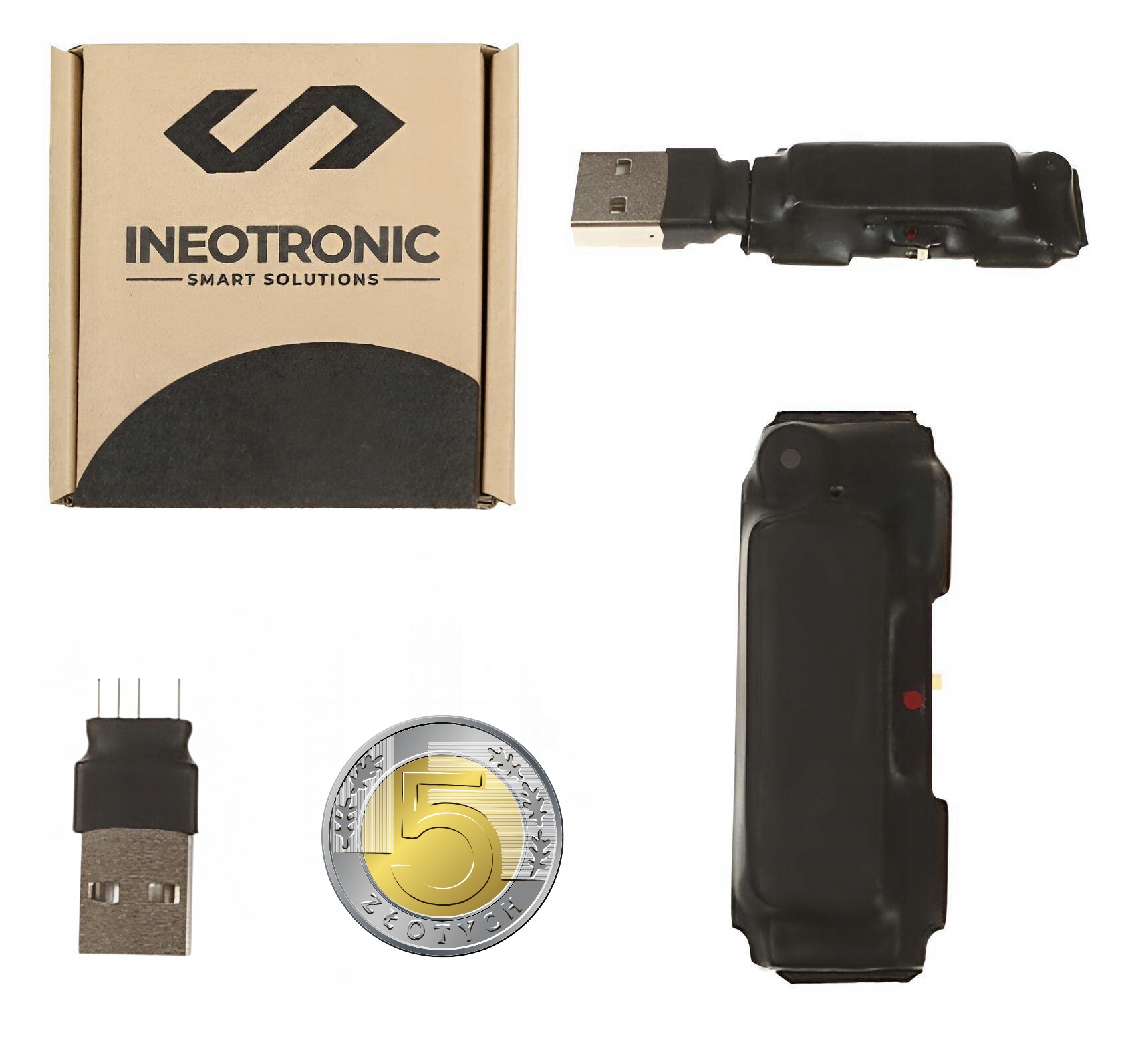 Mini Špionážní Diktafon Profesionální Odposlech Flash Disk Ochrana Dat