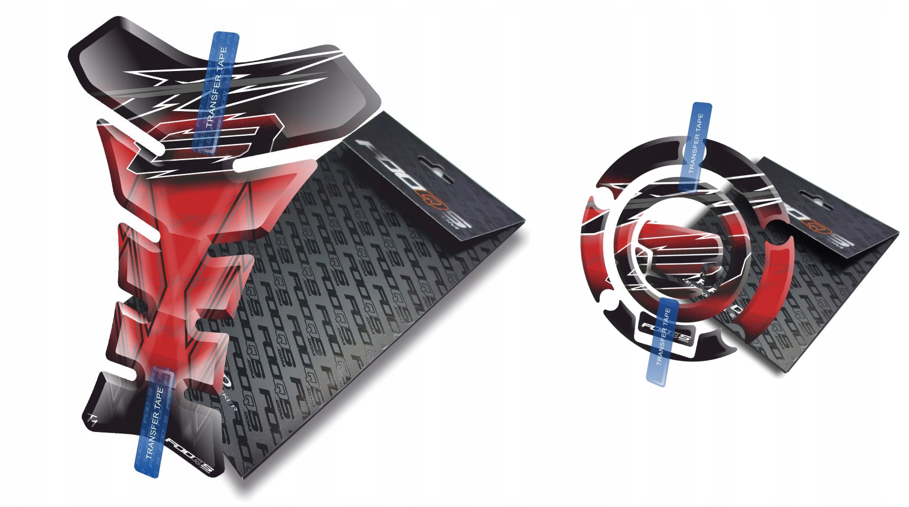 Tank-pad Cap-pad od společnosti Fooqs pro Yamaha FZ-8 Červený