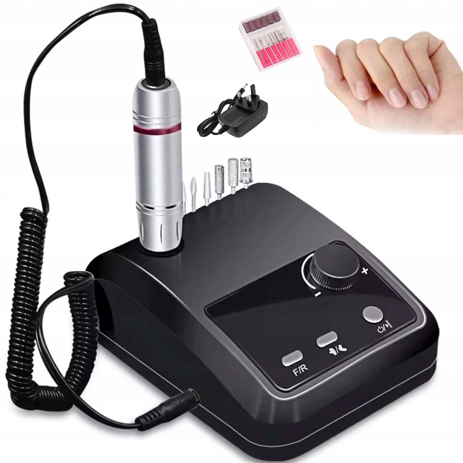 Bruska Na Nehty Frézka Leštička Sada Pro Pedikúru Profesionální Výkonná