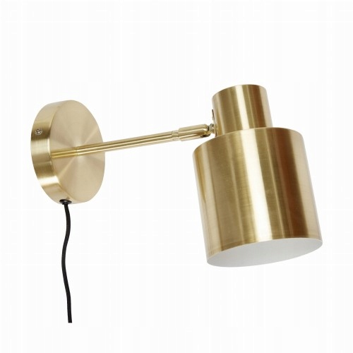 Hübsch Fuse Nástenná lampa zlatá