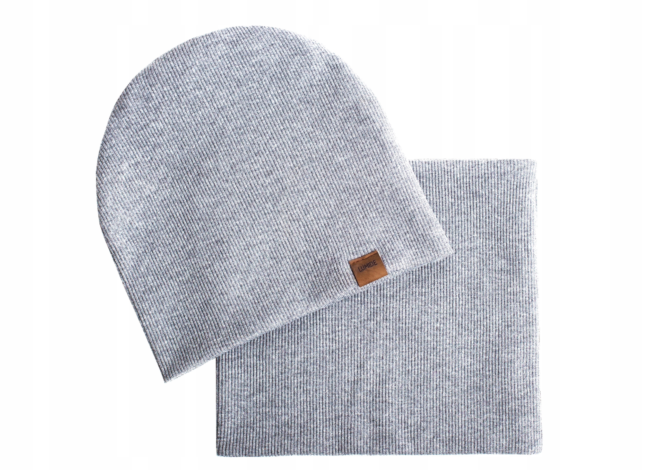 CZAPKA KOMIN KOMPLET DZIECIĘCY BAWEŁNA KORAL 44-50 Marka Lumide