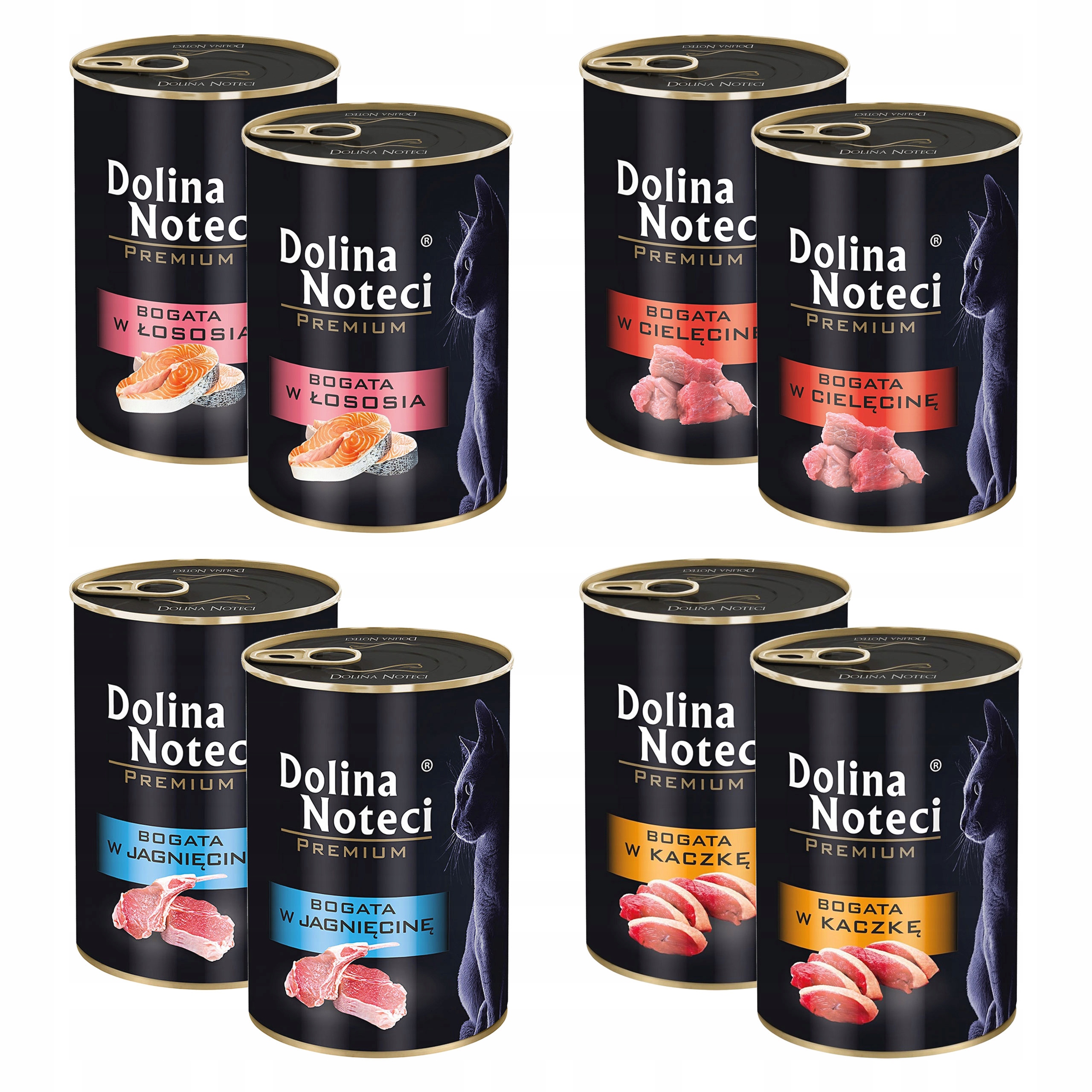Levně Dolina Noteci Premium Krmivo mokré pro kočky mix chutí 8 x 400 g bez obilovin