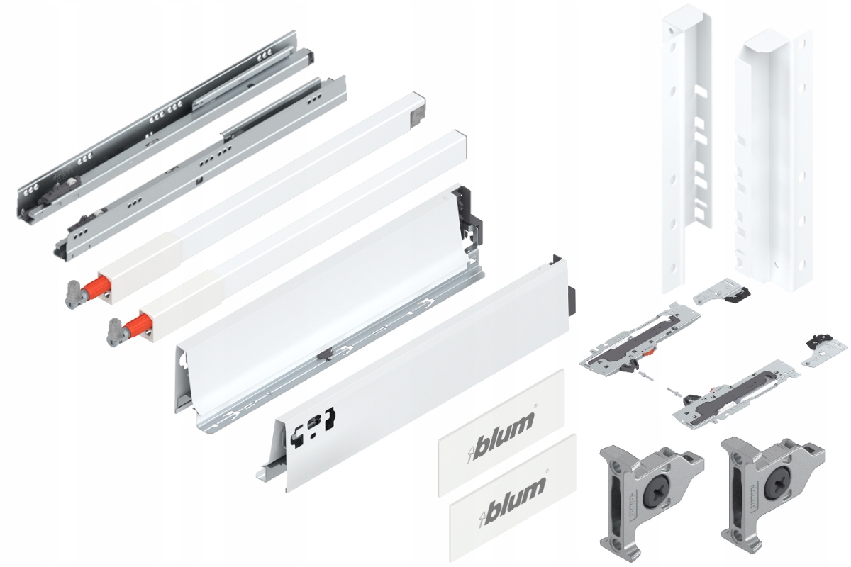 

Blum Szuflada Tandembox 350 Wysoka Tip-On D Biała