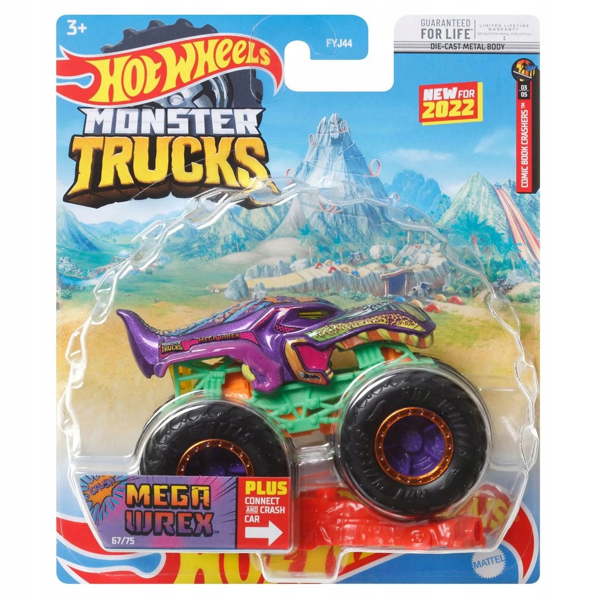 HOT WHEELS MONSTER TRUCKS MEGA WREX + VRAK FYJ44 za 222 Kč - Allegro