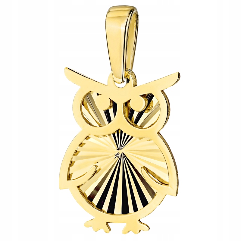 Krásný Zlatý Přívěsek Přívěsek pr.585 Sova Sovička