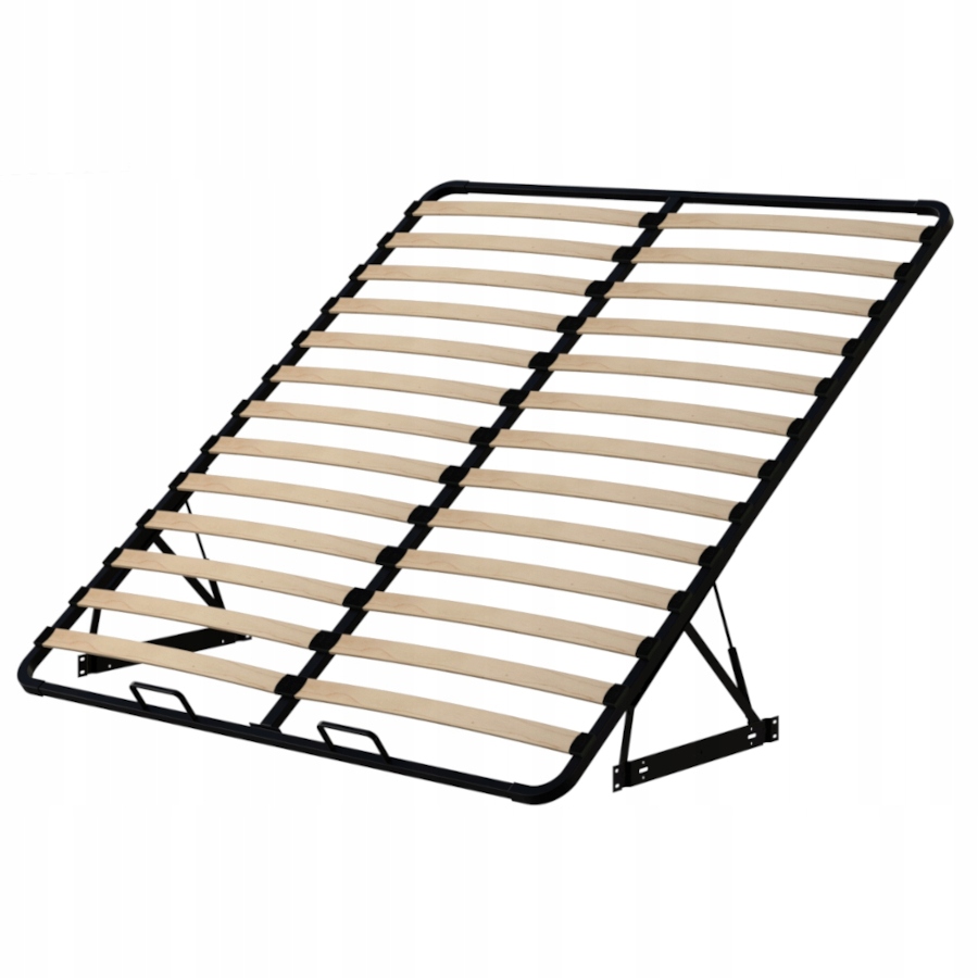 Kovová zvedací konstrukce pro postel Moveup 160x200 26 s březovými lamelami