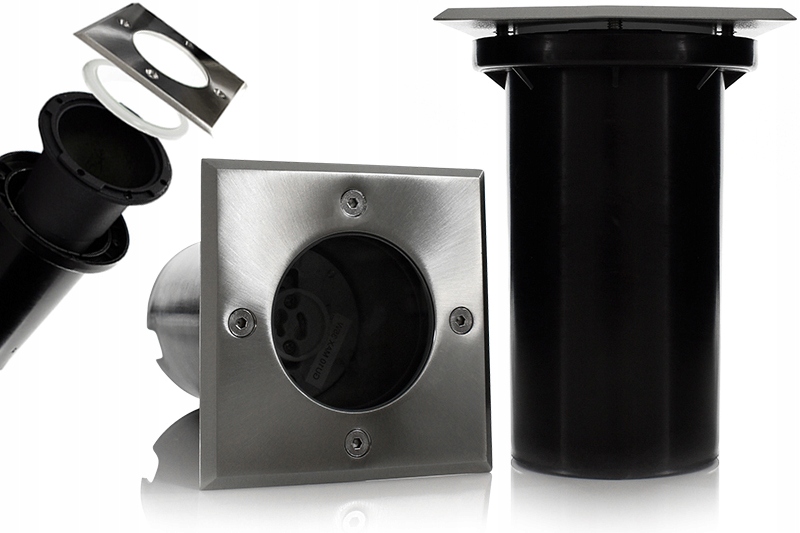 OPRAWA LED LAMPA NAJAZDOWA GRUNTOWA PODJAZD OGRODOWA WPUSZCZANA GU10 230V Marka Decorya