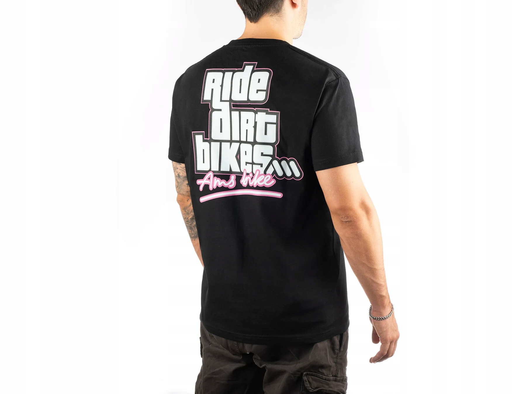 Koszulka Rowerowa Mtb T-Shirt Ride Dirt Bikes 100% Bawełna L