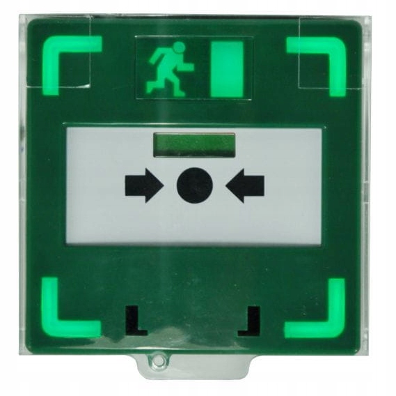 Tlačítko nouzového otevření s podšálkem a zvukem