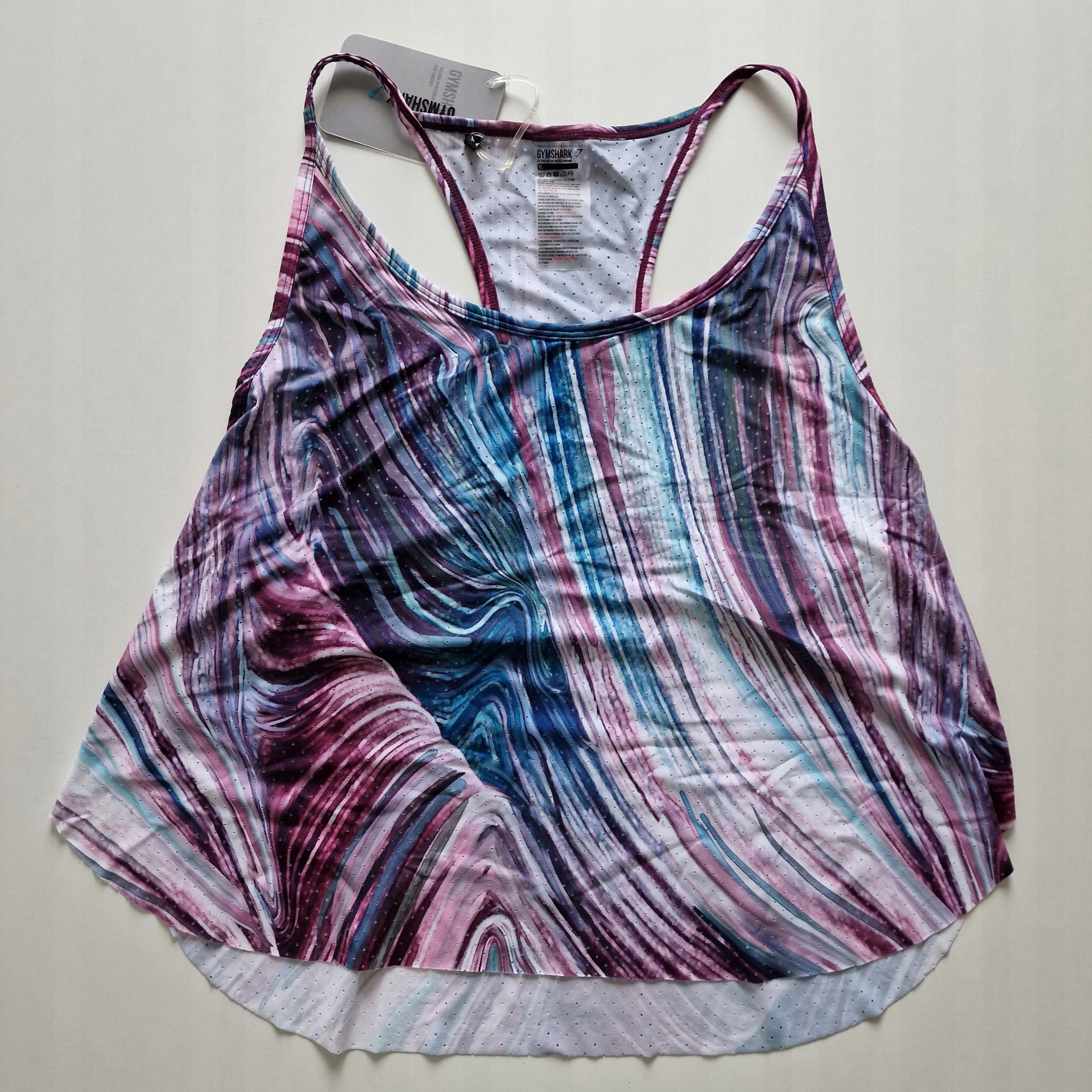 Gymshark Top sportowy treningowy Koszulka Strada Earth Vest 42 XL