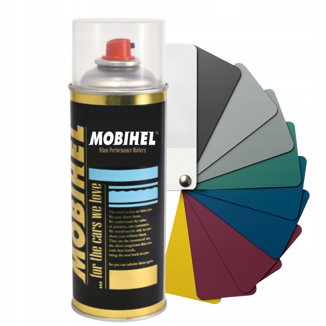 2K Mobihel Akryl Samochodowy Każdy Kolor Z Utwardzaczem Farba Spray 400ML