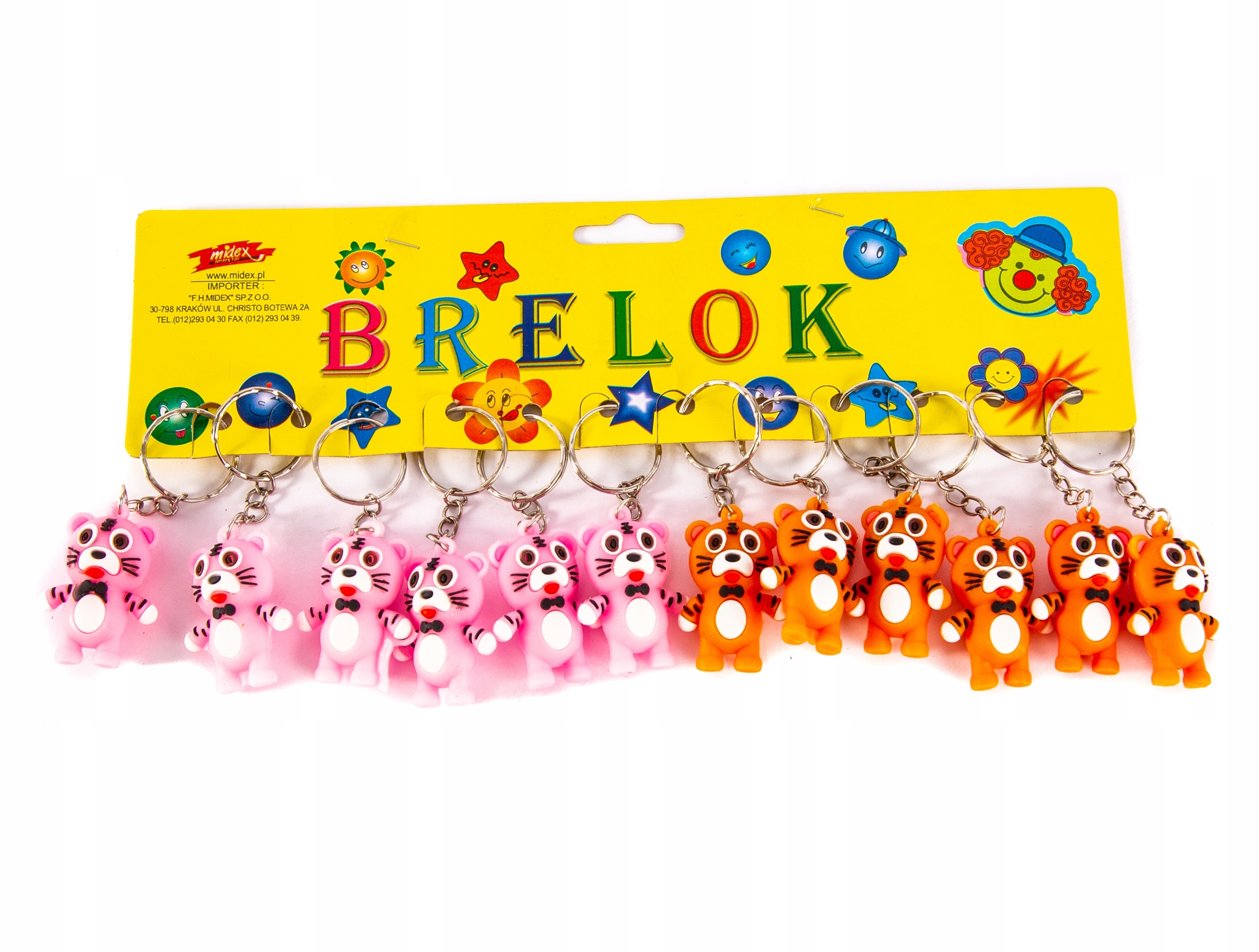 

Miś Brelok Do Kluczy Zawieszka Plecak 12szt