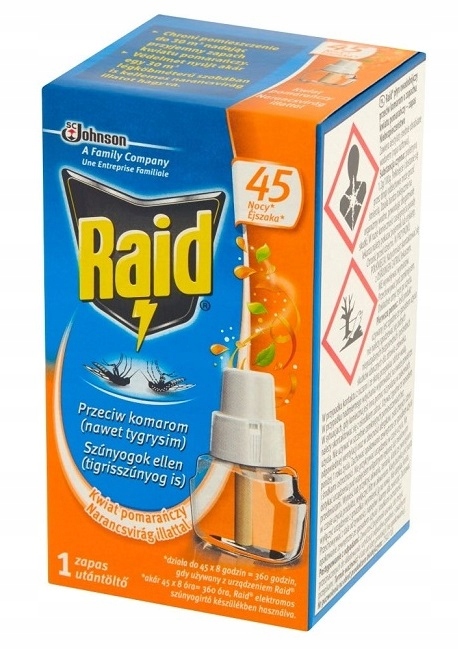 RAID PRZECIW KOMAROM WKŁAD zapas 45 NOCY POMARAŃCZ