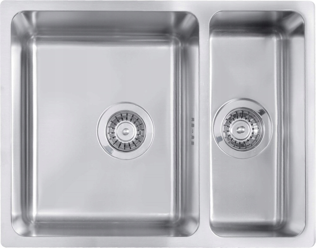 Egeria brúsená saténová tkanina umývadlo z nehrdzavejúcej ocele, 1,5 komoro