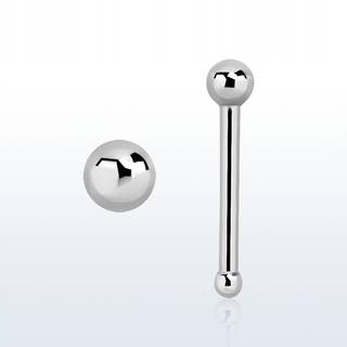 Kolczyk do nosa ze stali z kulką