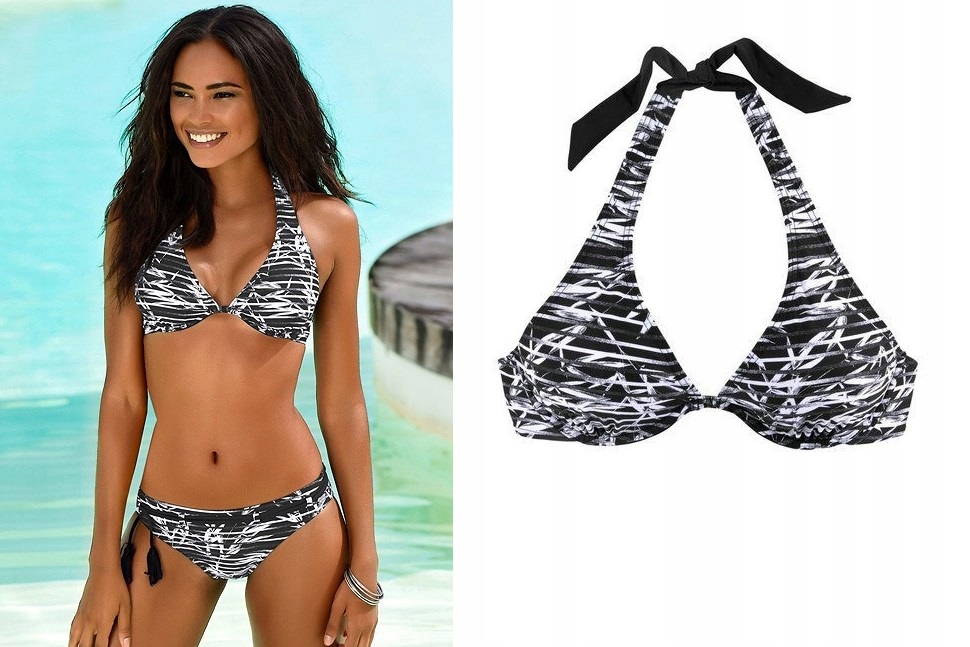 

Venice Beach bikini Bamboo Dekolt V 36C Góra