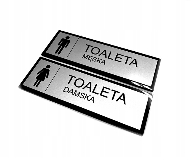 PIKTOGRAM, TOALETA DAMSKO MĘSKA - KOMPLET