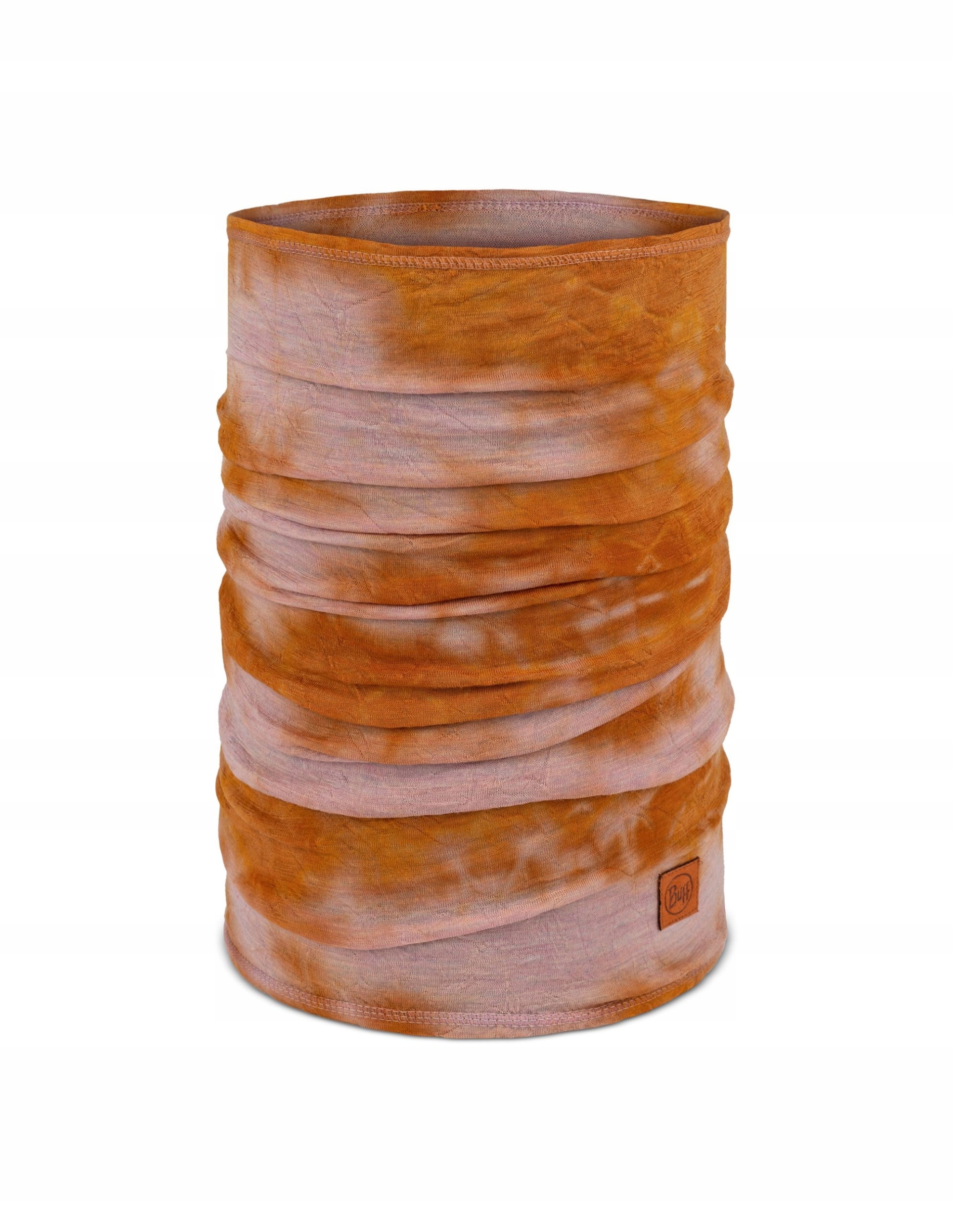 Chusta wielofunkcyjna Buff Natural Tye Dye Merino Lightweight Pomarańczowy