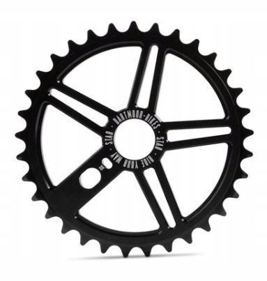 Zębatka Dartmoor Star czarna 28T Bmx