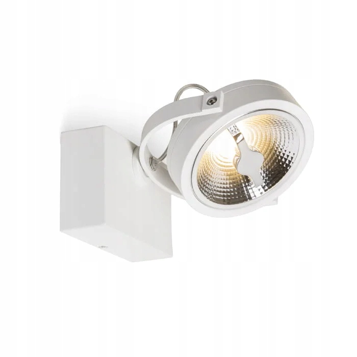 Nástěnná lampa reflektorová nastavitelná bílá do ložnice obývacího pokoje Milagro