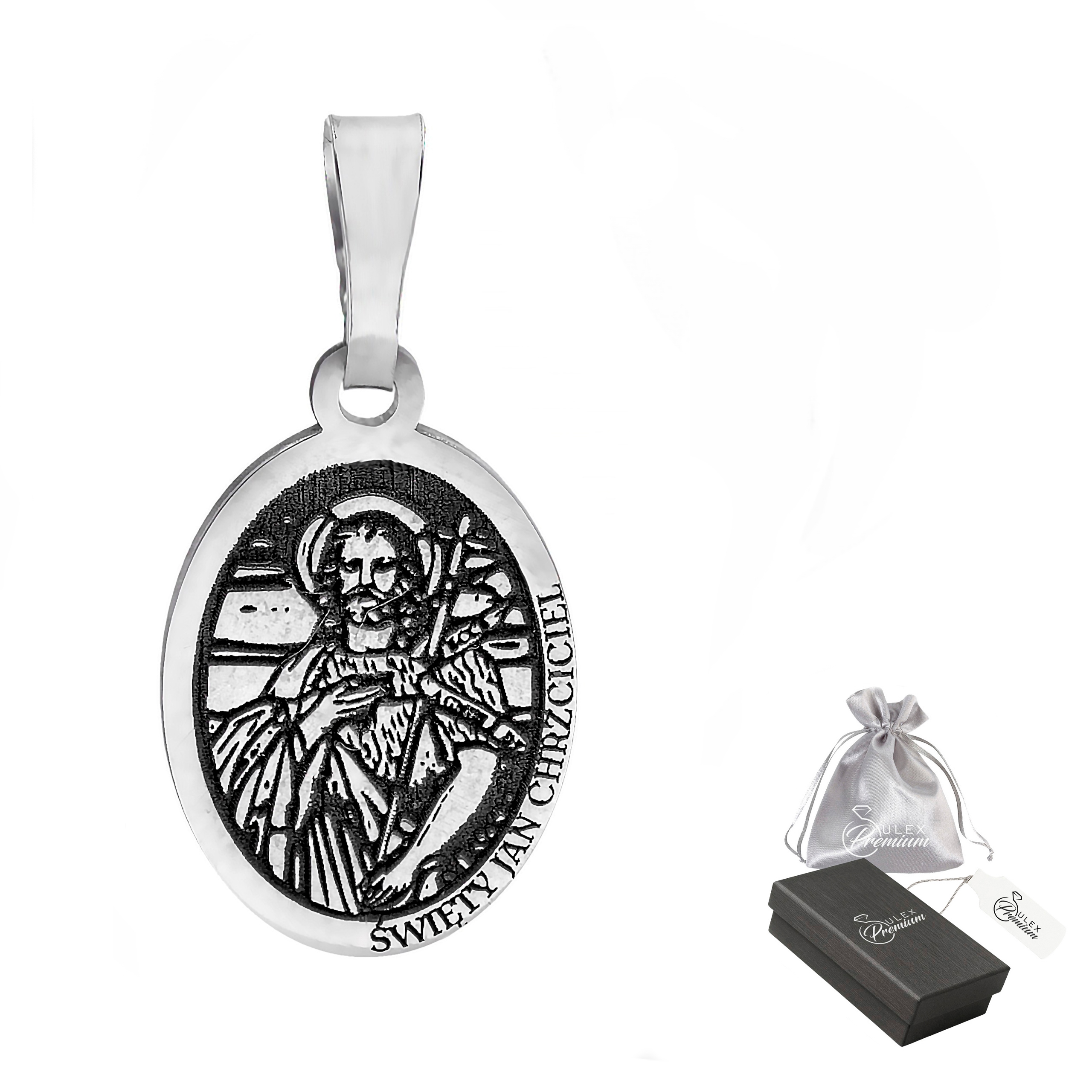 Stříbrná medaile svatého Jana Křtitele, Stříbro ryzost 925 oboustranná