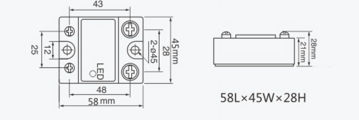Przekaźnik SSR YM-LA4810-P1 10A, 4-20mA, Yumo Marka Yumo