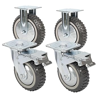 Sada 4 průmyslových koleček 150 mm – uyoyous